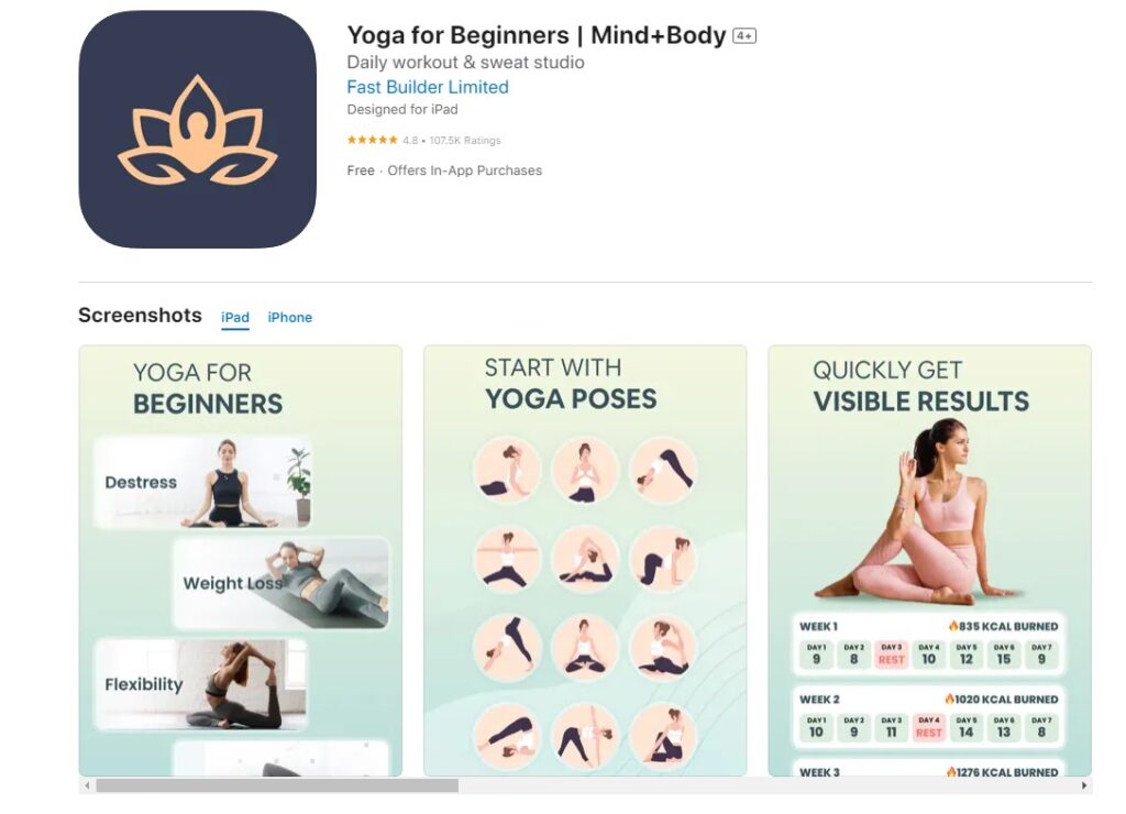 best free yoga app